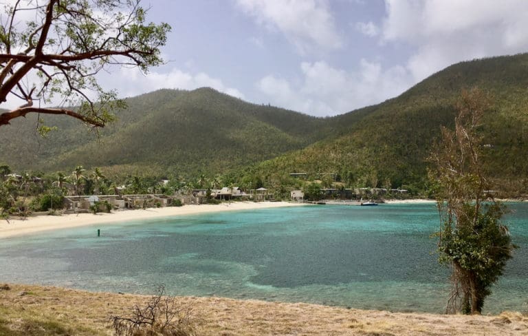 Caneel Bay, view from Cottage Point, on June 12.