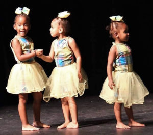 Dynamic Dancers Noelle Boynes, Jahslynn Clendinen, and A’Jehnyah Bramble (Photo by Michele Roy DuBois)