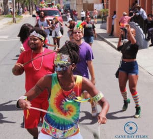 Revelers enjoy the parade. (Photo provided by Johanna Bermùdez-Ruiz and Cane Bay Films)