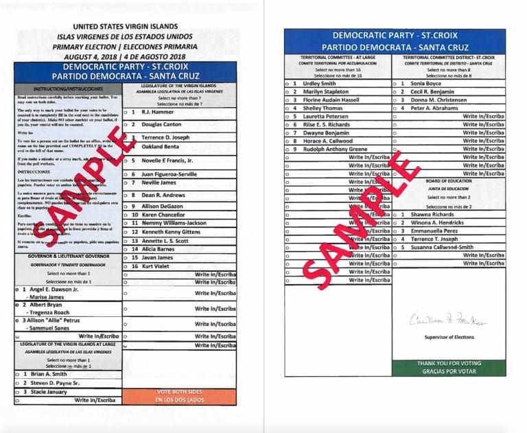 2018 Primary Election Sample Ballots Now Available at Elections Offices