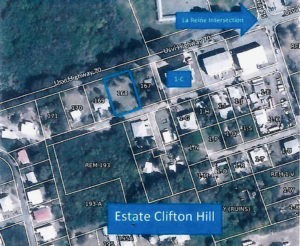 Location of the Parcel 168, Estate Clifton Hill. DPNR recommended the Senate not grant the reques ted rezoning. (DPNR photo)