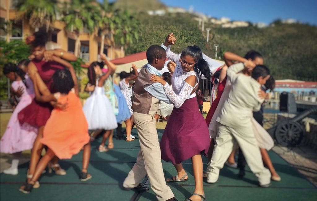 Dancing Classrooms students take on the tango.