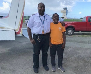 Flight instructor Lloyd Dyer called 13-year-old Cylius Gordon 'a natural ... the best I've ever seen.'