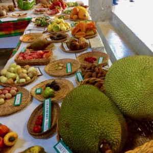 A wie variety of mangos and other tropical fruits are on display at Mango Melee. (Source file photo by Anne Salafia)