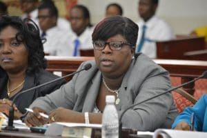 Acting Labor Commissioner Averil George (File photo)