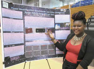 Lennycia Finley, a 15-year-old high schoo student, is gathering data on asteroids and space debris via some of the world’s largest telescopes.