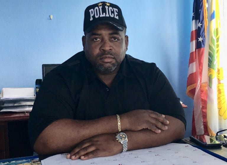 David Cannonier, assistant police chief for St. John.