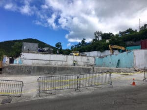 The Lumberyard, on St. John, was almost completely demolished by Oct. 25