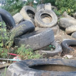 tires at anguilla landfill (feature crop)