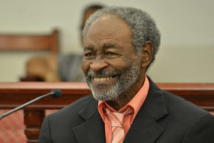 Irvin 'Brownie' Brown appears before the V.I. Legislature at a hearing earlier this year. (Photo by Barry Leerdam for the V.I. Legislature)