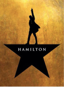 The theater program from the production of 'Hamilton' in Puerto Rico. 