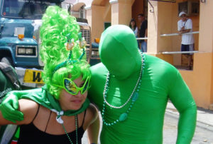 It's all about the green at the St. Patrick's Day Parade – and sometimes the orange. (File photo)