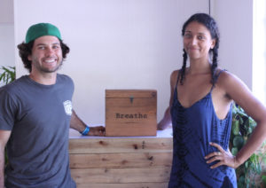 Elizabeth Nurse and Tyler Rice founded Breathe St. Thomas as a non-profit organization where proceeds from the studios’ yoga classes are used to fund community outreach projects centered around providing trauma relief. (Bethaney Lee photo)
