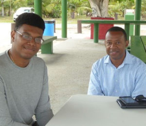 Samuel Liburd Jr., left, and Mitchell Neaves.