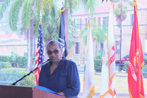 Keynote speaker, Debra Henneman-Smith – 'My fervent prayer is that someday … we do not have cause to have a Memorial Day because there will no more wars.'