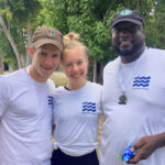 team river runners Andre and Andrea Cilliers and Shelton Gore