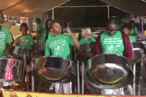 Pan Dragons perform at the 2018 St. John Festival.