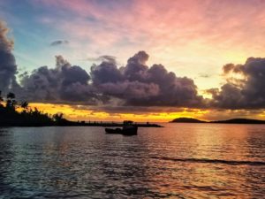 A ferry at sunset. (Source file photo)