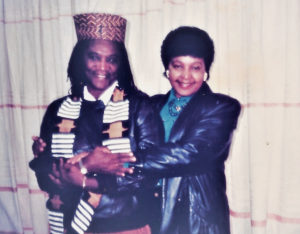Gloria Joseph and Winie Mandela in 1998. (Submitted photo)