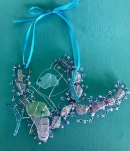Lea Ann Robson's Sea Glass Reef Creatures. (Submitted photo)
