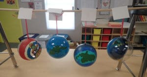 Christmas decorations depicting the Virgin Islands are ready to mail to Washington, D.C. (Source photo by Susan Ellis)