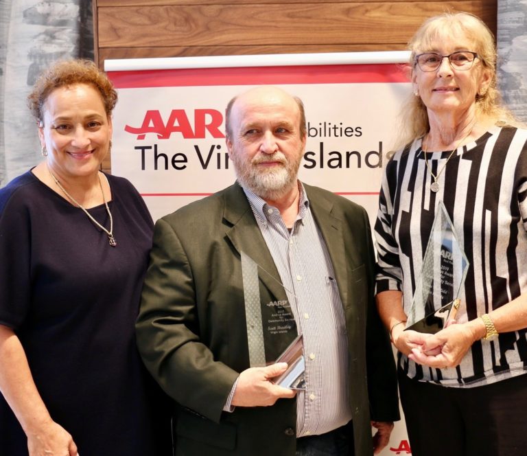 AARP Honors Pair During Visit by National Officers