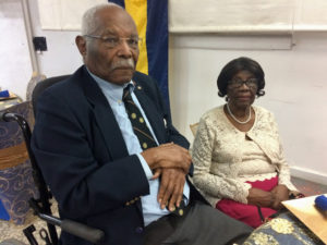 Edgar Iles with his wife Dolores. (Source photo by Don Buchanan)