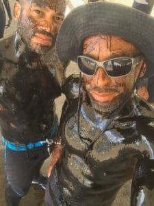 2. Coated in molasses, Patrick, left, and Steve Bennett join Martinique revelers at a carnival celebration. The coating is a symbol of the “nèg gwo-siwo” – a rebel slave from Africa – and the re-enactment commemorates the history of a resilient people.