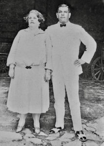 The Herman and Emily Creque pose for a photo that now appears in the book. Both were born in 1884 in St. Thomas.