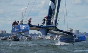 United States SailGP Team competes in Season 1 of the SailGP event in New York City, June 22, 2019. (Photo: Bob Martin for SailGP)