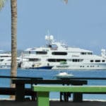 Yacht thru shed