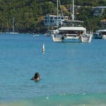 local swims with yachts