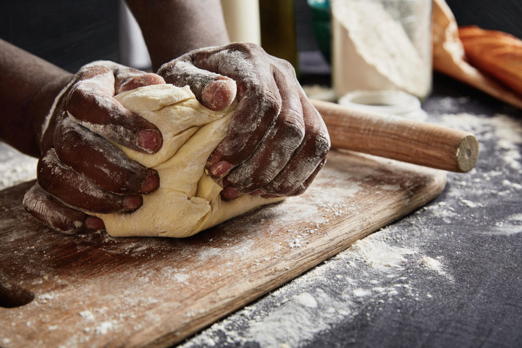 Baking or cooking can be a relaxing activity and a way to be mindful of your eating habits. (Shutterstock image)