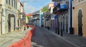 Construction continues on the Main Street Enhancement Project. (Photo from Public Works)