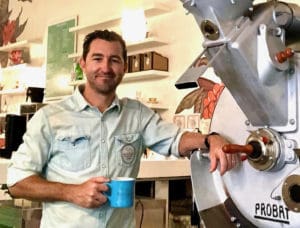 Ramsey Smith, owner of Virgin Islands Coffee Roasters on St. Thomas, was recently honored as part of the Sprudge Twenty Class of 2020. (Photo submitted by Ramsey Smith)