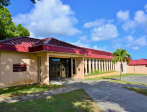 The Delta M. Jackson Dorsch Complex dormitories on the University of the Virgin Island's St. Croix campus are getting federally-funded retrofits to handle hurricane-force winds and rain. (UVI photo)