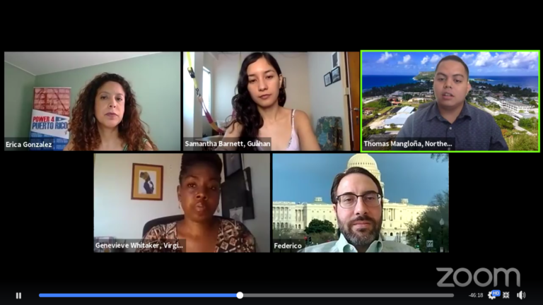 Virtual Panel Discusses Colonialism in U.S. Territories