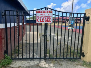 Ball fields around the territory remain closed while officials work out how to make them safe. (Source photo by Kyle Murphy)