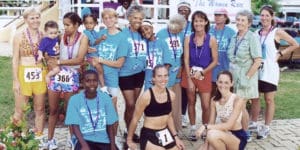 This family photo was taken before Harrigan-Beagles was inducted into the V.I. Woman’s Hall of Fame. From left: Tony Beagles, Karen Beagles, Rebecca Beagles, Ruth Harrigan-Beagles, Jared Beagles, Rudi Beagles, John Beagles, Alicia Belardo.