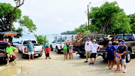 Beach Cleanup, Donations, Not Fishing, Mark Northside Sportfishing Club’s Bastille Day
