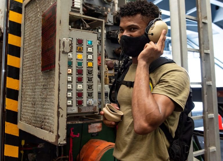 Aviation Ordnanceman Airman Tyrone Gifft