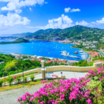 Charlotte Amalie, St Thomas US Virgin Islands, panoramic view
