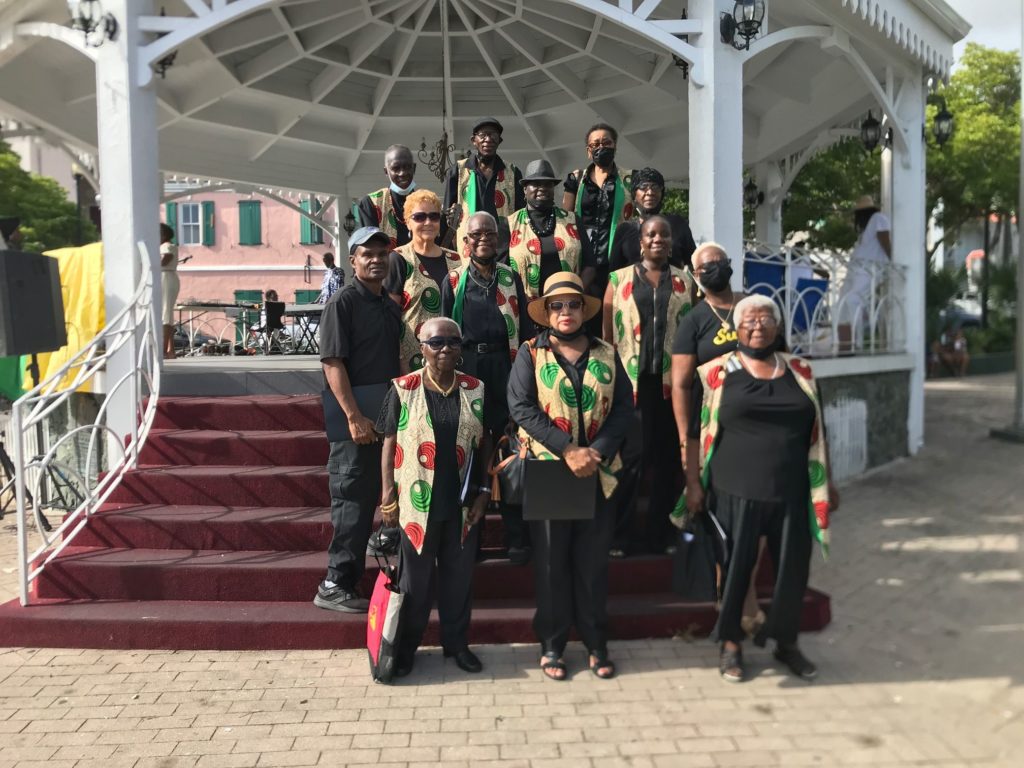 The Voices of Love choir performed pieces that spoke to African culture and tradition, along with the freedom-fighting spirit of V.I. ancestors. (Source photo by Ananta Pancham)