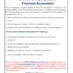 GC Investment Management – Finanical Accountant