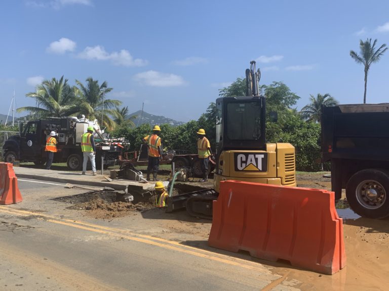 Water Main Behind Major STT Outage Temporarily Repaired *Update*