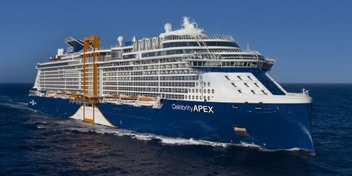 The Celebrity Apex will call on Crown Bay, St. Thomas on Sunday. (Photo by Celebrity Cruises)