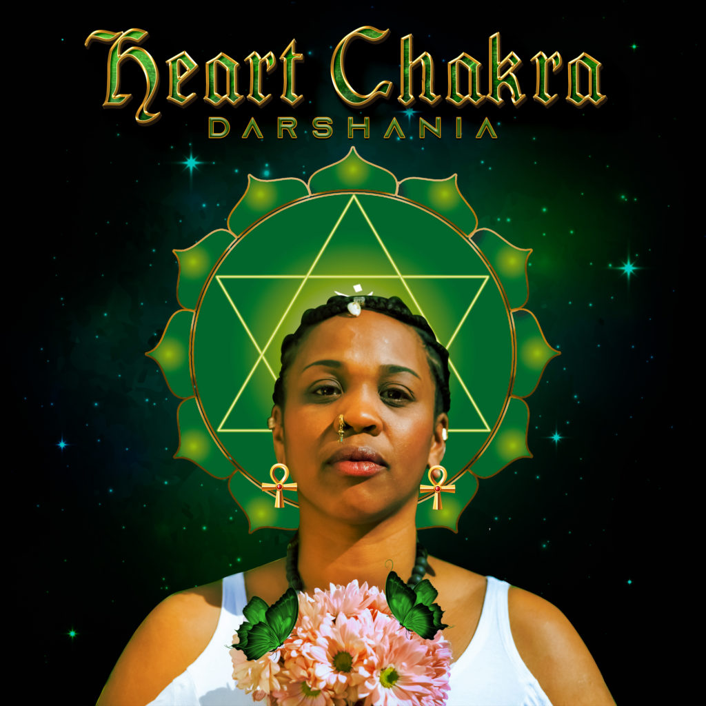 The cover of Darshania's new album, "Heart Chakra." (Photo courtesy of Darshania)