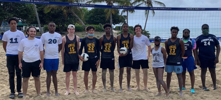 Makari Matthews & Jean Jacques Dongar Win Good Hope/Country Day’s Beach Volleyball Boys Skill Challenge