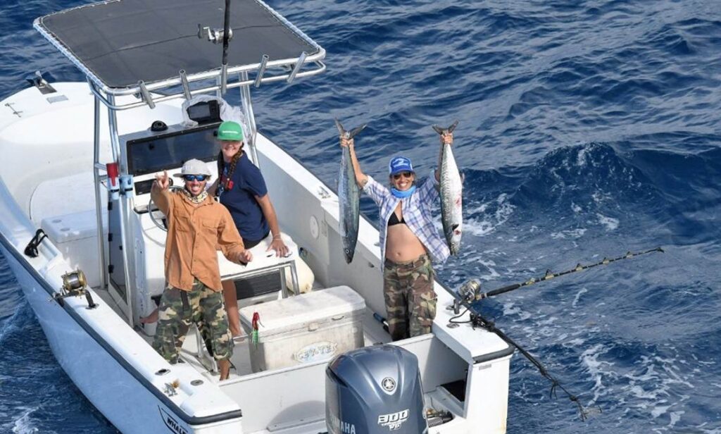 Fishing fun in the 2019 Bastille Day Kingfish Tournament. (Photo by Northside Sportfishing Club/Dean Barnes)