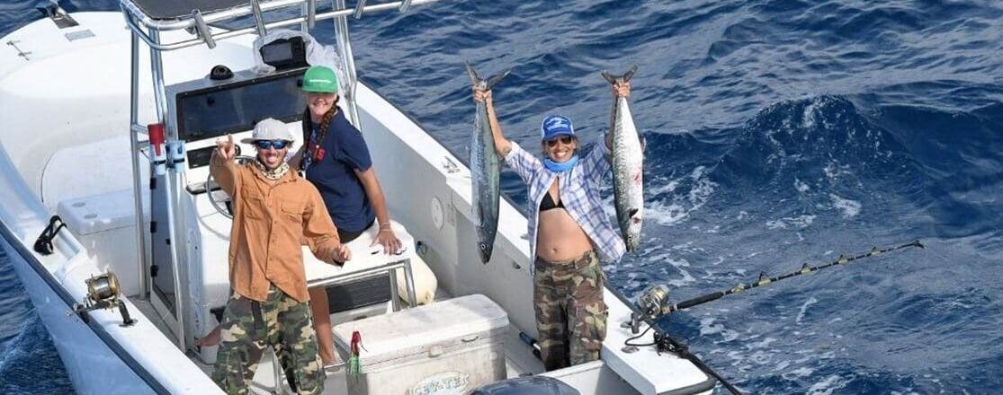 Fishing fun in the 2019 Bastille Day Kingfish Tournament. (Photo by Northside Sportfishing Club/Dean Barnes)
